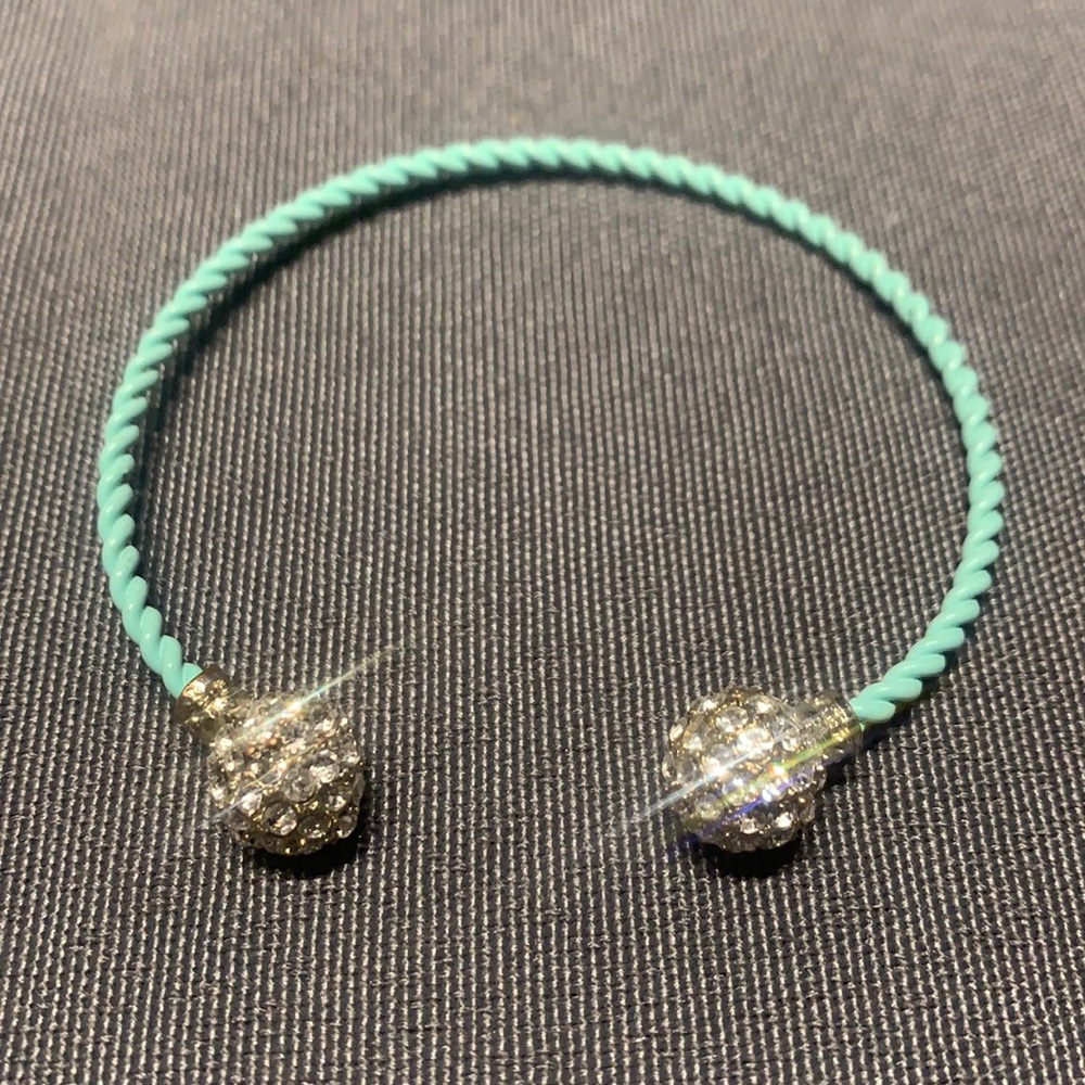 ⭐️Final Price⭐️ Pavé Tiffany blue bracelet - Picture 3 of 6